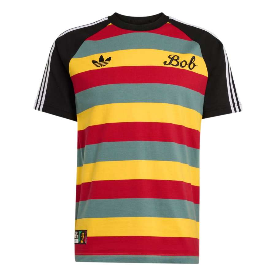 Adidas Originals Bob Marley Originals striped T-shirt