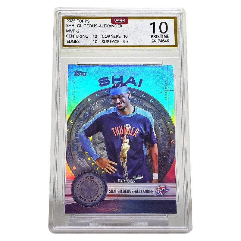 Topps Alexander Star Card, Awarded MVP Of The Season Trophy Graded Cards 1 Pc