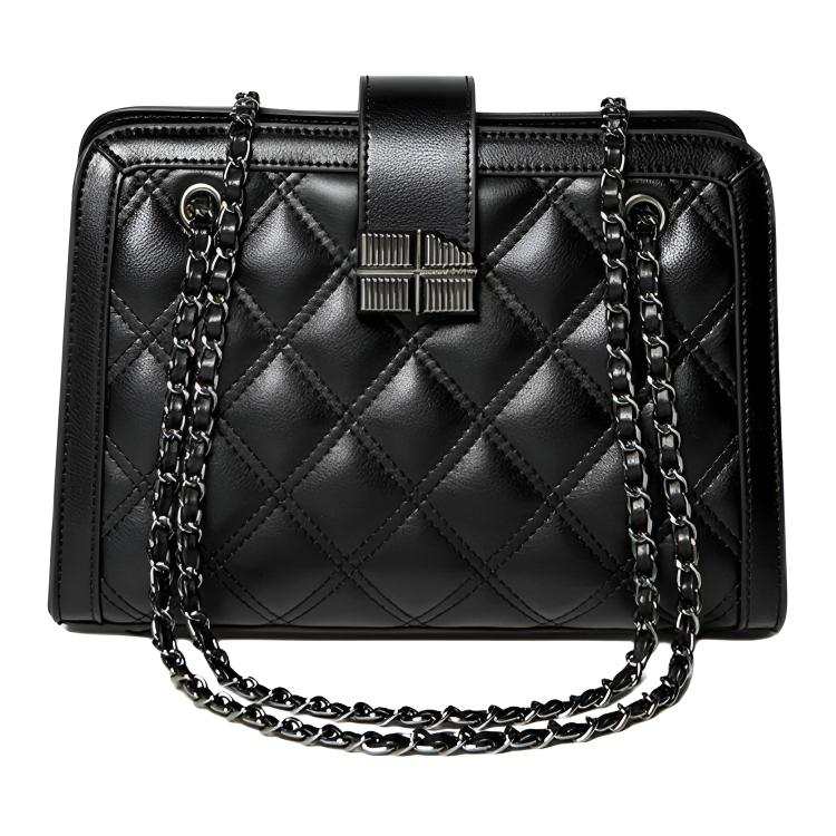 15 MINS Cow Leather Totes Large Women's White