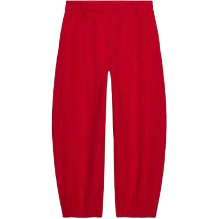 ZARA Casual Pants Women's Red Moderate Lantern Pants