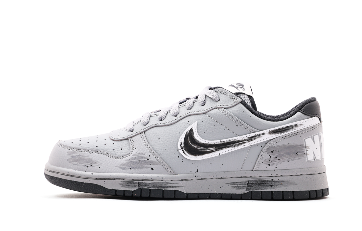 Nike Nike Dunk Cushioning Coverage Abrasion Resistant Low top Skateboard Shoes Unisex Gray