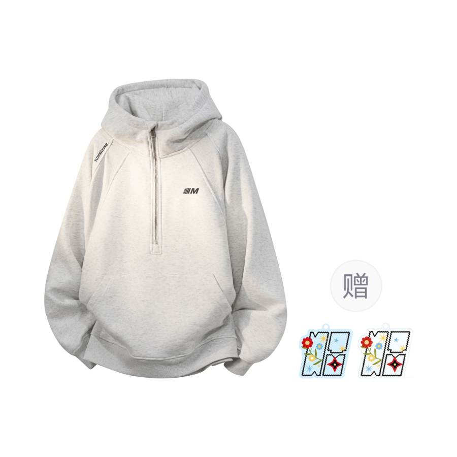 MIIOW Sweatshirts Unisex Hooded Moderate Heavyweight