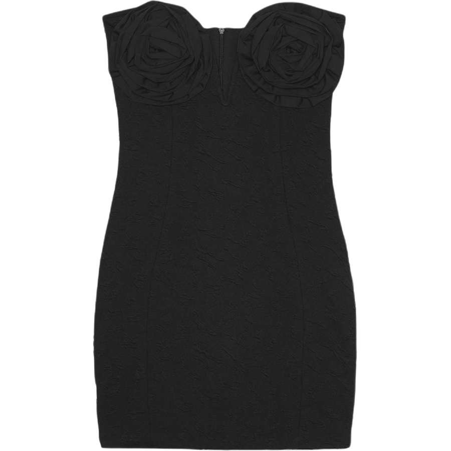 ZARA Sleeveless Dresses Women's Black Boat Neck Moderate