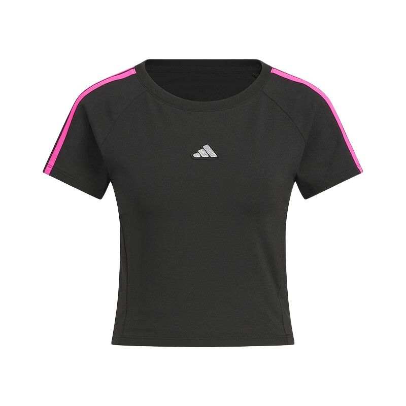 Adidas Adidas T Shirts Women's Black Crew Neck Moderate