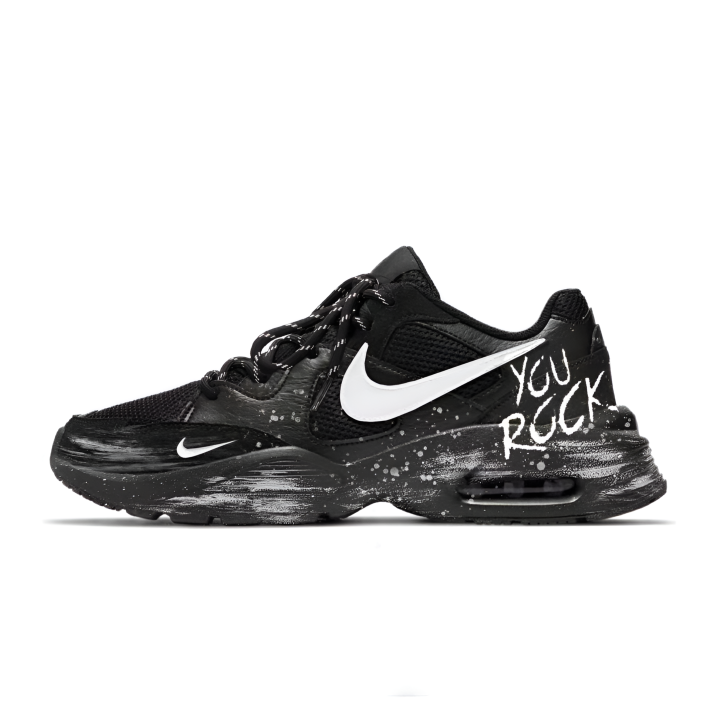 Nike Nike Air Max Fusion Mesh, Textile Height Increasing Abrasion Resistant Breathable Slip Resistant