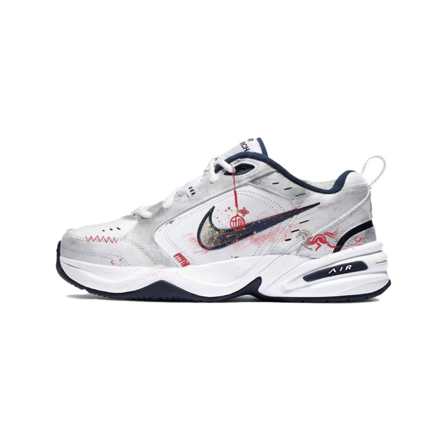 Nike Nike Air Monarch 4 Horse Step Blessings Slip Resistant, Abrasion Resistant, Height Increasing Low top Chunky Sneakers