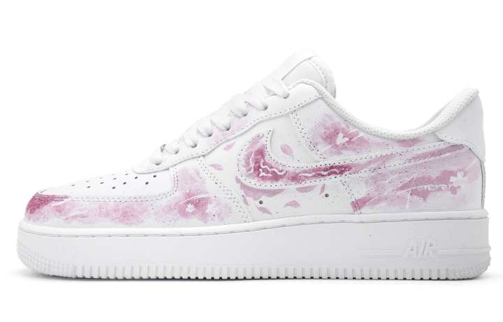 Nike Nike Air Force 1 Petal Rain Song Cushioning Slip Resistant Cushioning Slip Resistant Low top Skateboard Shoes Unisex