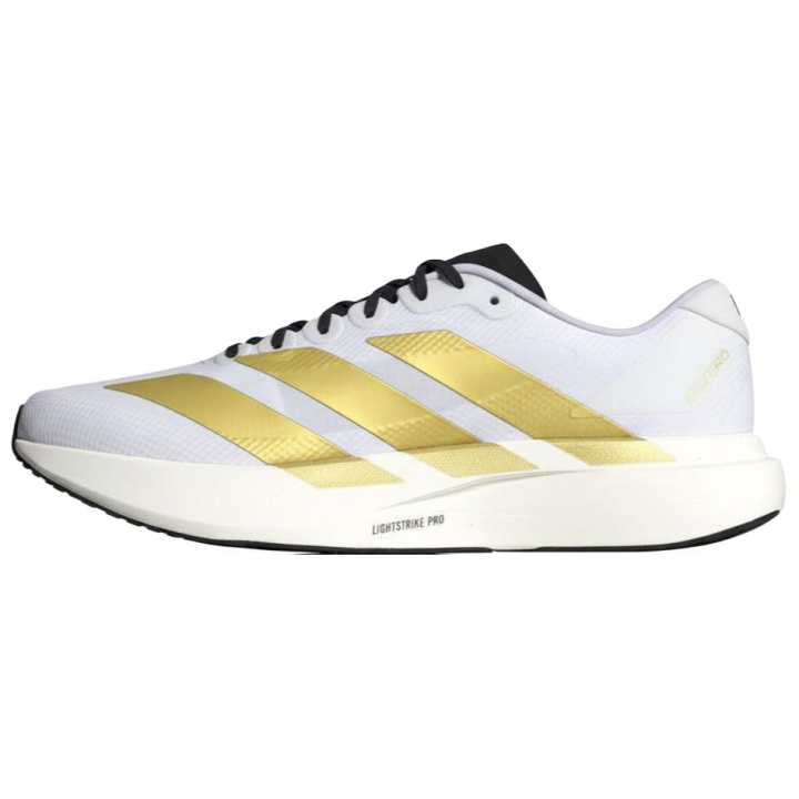 Adidas Adidas Adizero Evo SL Fabric Running Shoes Men's White Gold