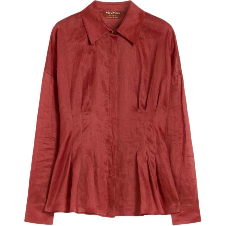 MaxMara Studio MaxMara Studio Ora fitted-waist shirt