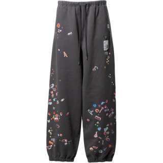 Maison Mihara Yasuhiro Sticker Printed Drawstring Sweatpants