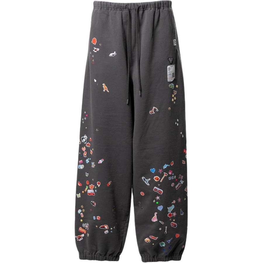 Maison Mihara Yasuhiro Maison Mihara Yasuhiro Sticker Printed Drawstring Sweatpants