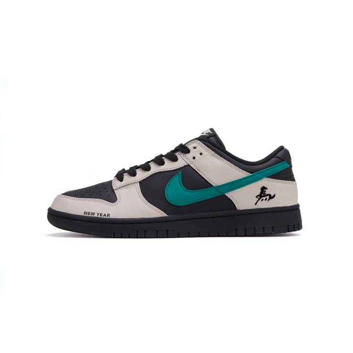 Nike Nike Dunk Qingma Blessing Abrasion Resistant Slip Resistant Low top Skateboard Shoes Men's Cyan