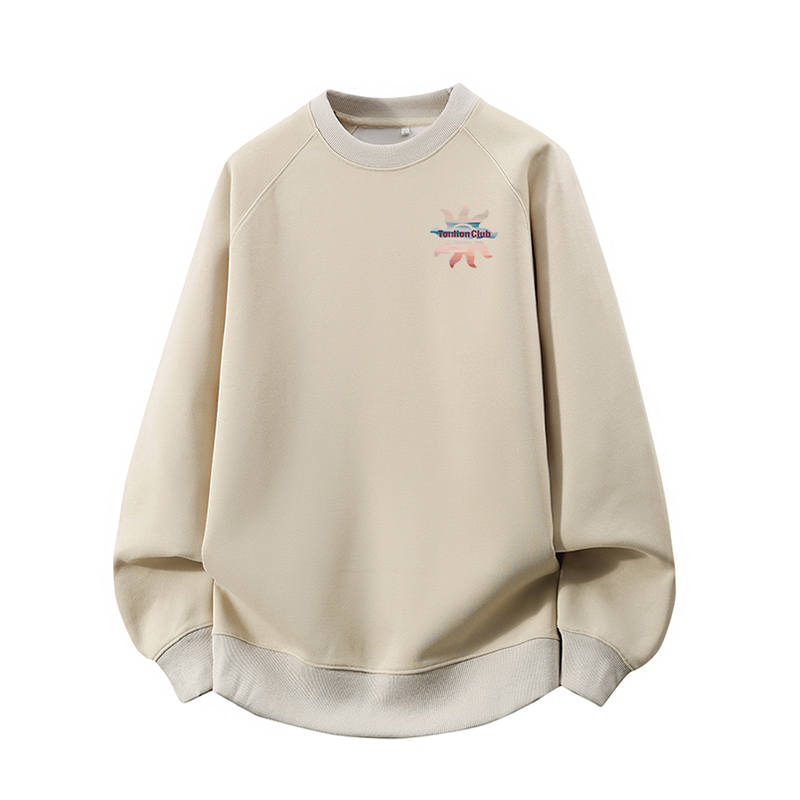 Tonlion Sweatshirts Unisex Crew Neck Moderate Regular