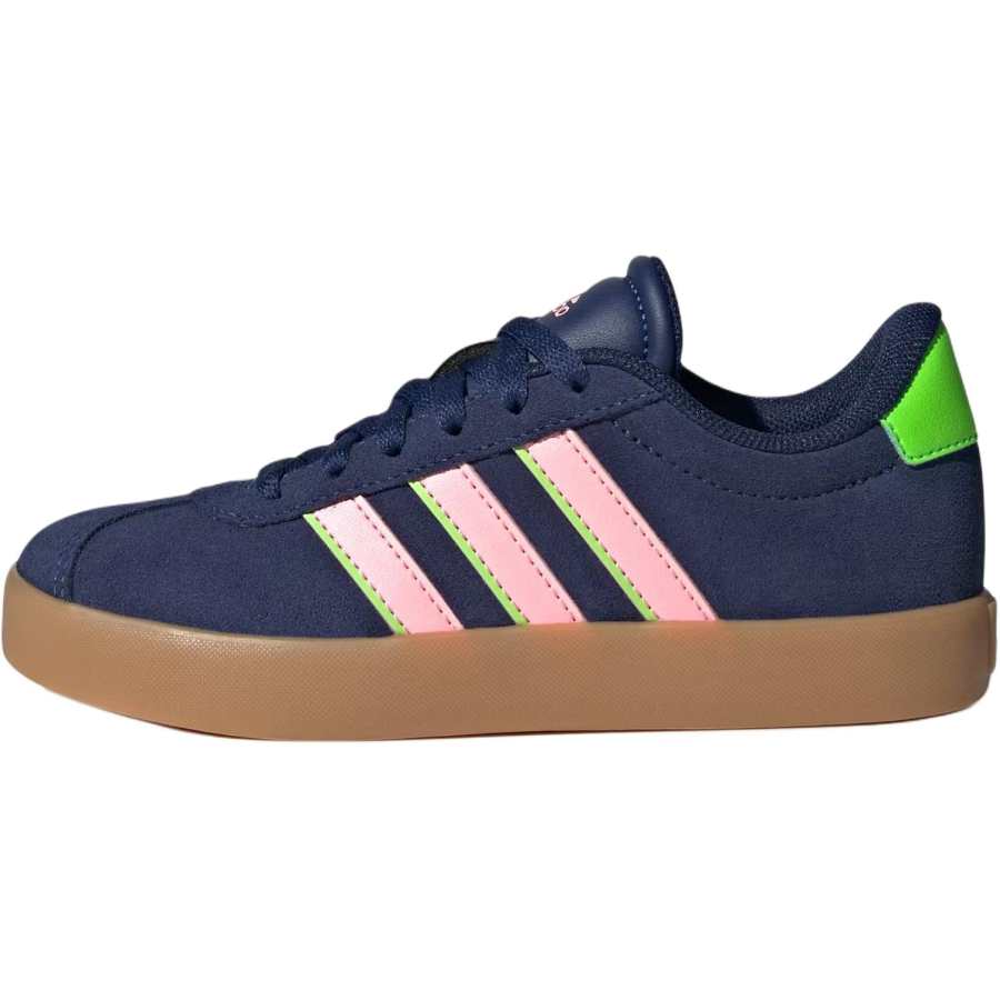 Adidas Adidas VL COURT 3.0 Support Low top Skateboard Shoes Deep Blue Pink Kids'