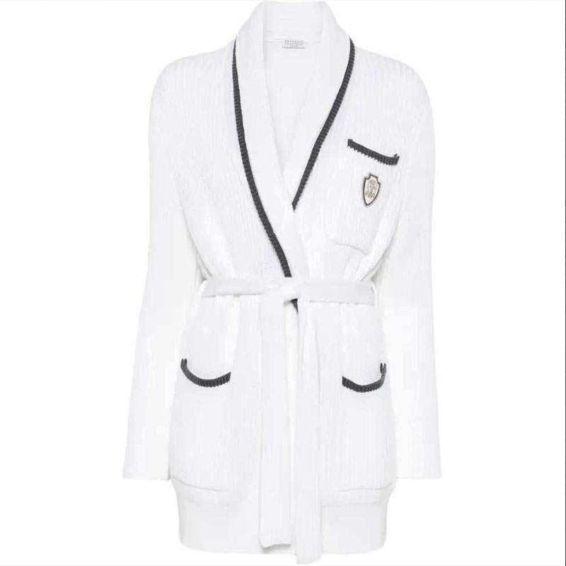 Brunello Cucinelli SS25 Knitwear Women's White