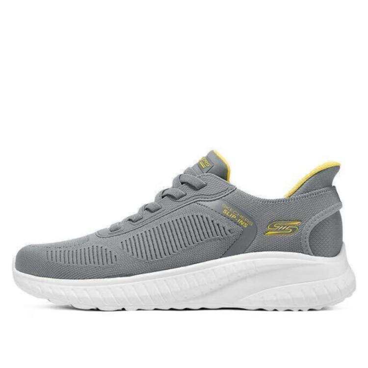 Skechers Slip Ins Cushioning Abrasion Resistant Cushioning, Wear Resistant Low top Casual Shoes Men's Gray