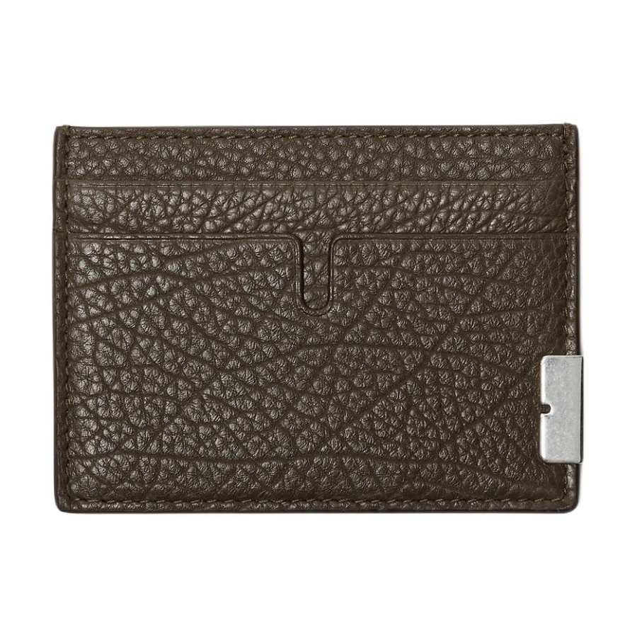 Burberry Calfskin Card Holder Men's Brown