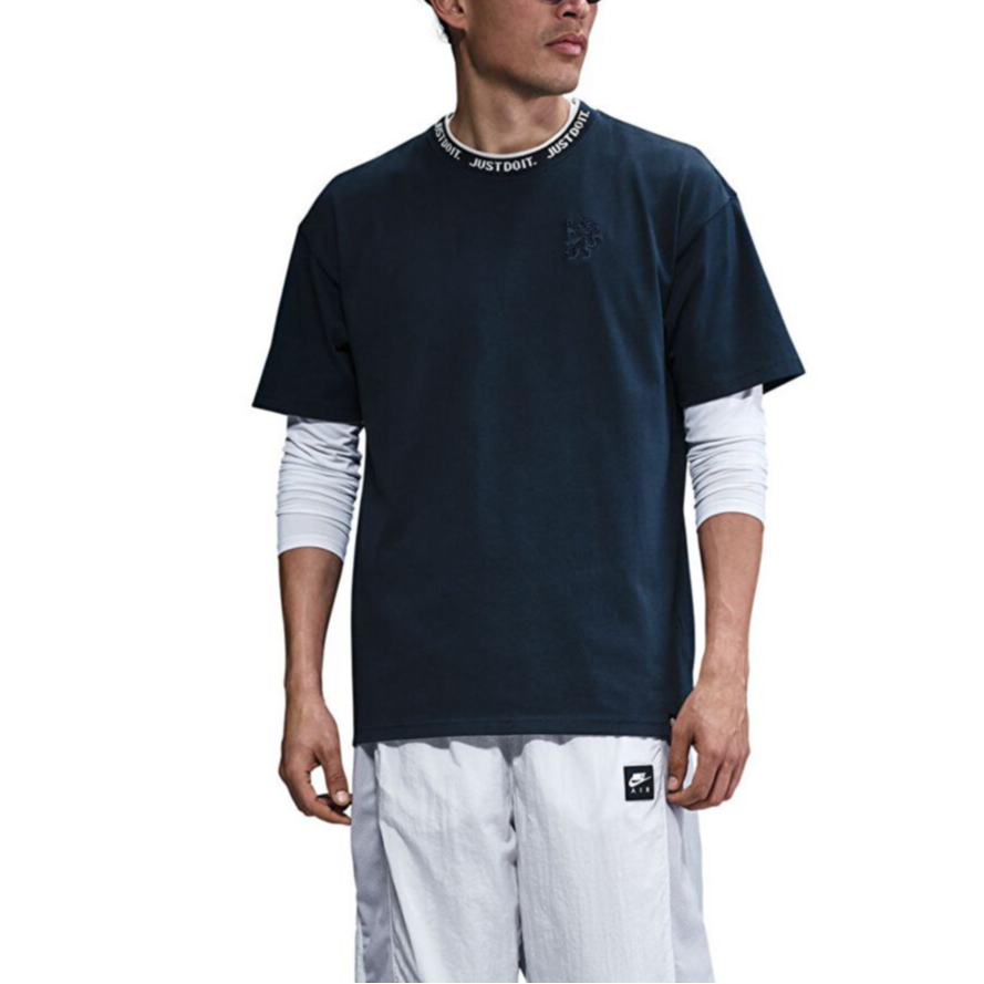 Nike Nike Chelsea FC T Shirts Men's Obsidian Color Crew Neck