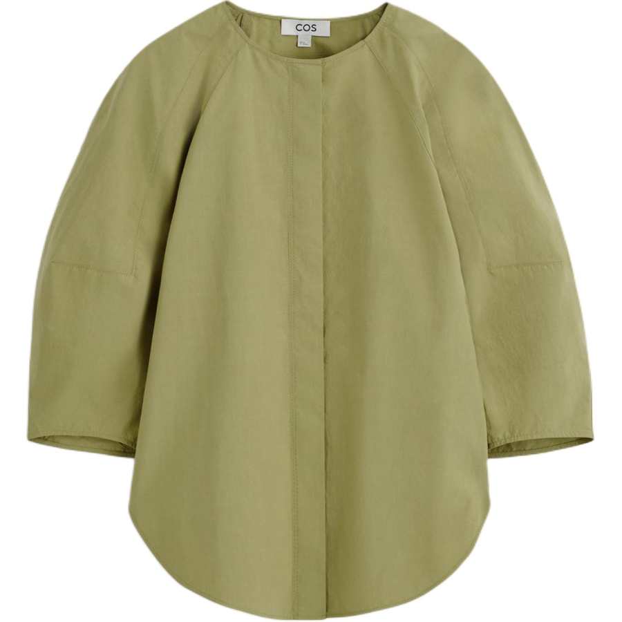 COS Shirts Women's Green Crew Neck Moderate