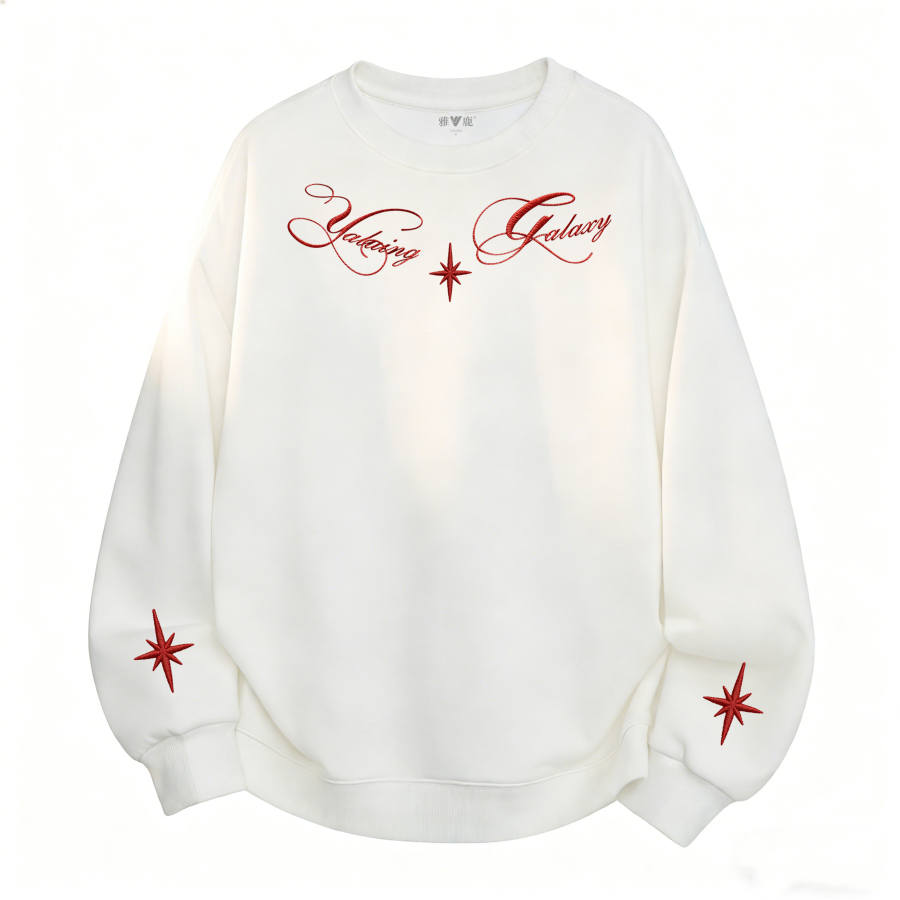 YALU Sweatshirts Unisex Crew Neck Moderate Regular