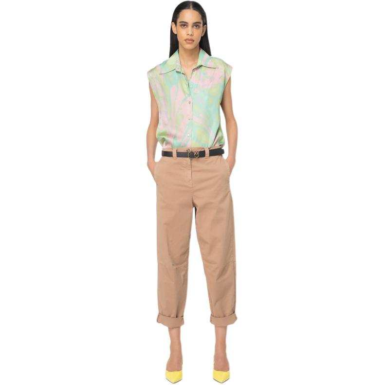 PINKO PINKO Pattern Printed Sleeveless Shirt