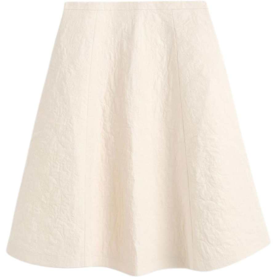 COS Casual Long Skirts Women's Ivory Moderate A Line Skirt