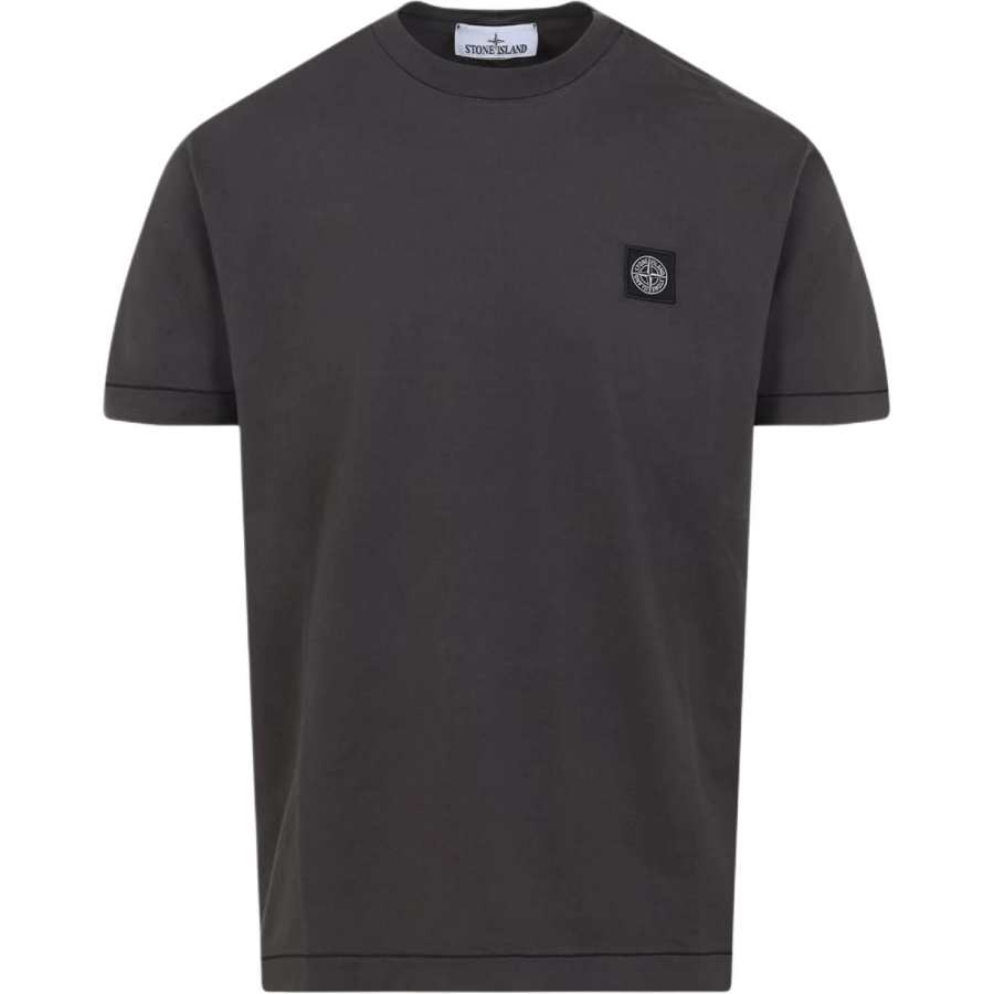 Stone Island Logo Patch Crewneck T-Shirt