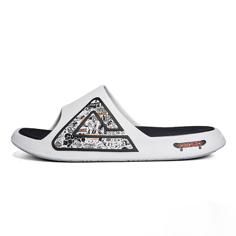 PEAK PEAK Tai Ji1.0 Slide Slippers Unisex Super Light White Black