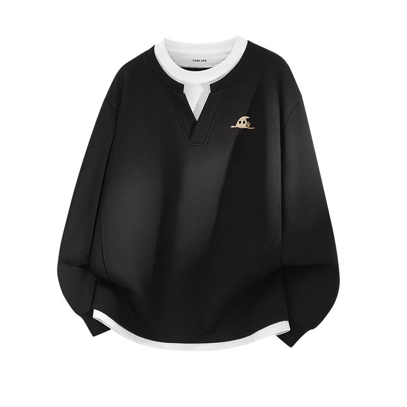 Tonlion Tonlion Sweatshirts Unisex Crew Neck Moderate Regular