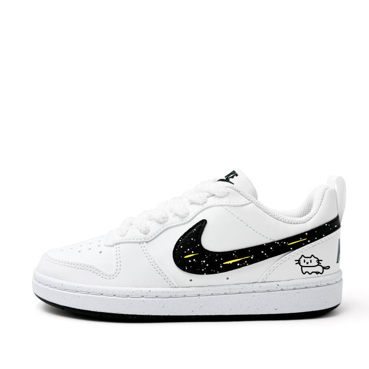 Nike Nike Court Borough Night Sky Kitten Synthetic Leather Abrasion Resistant Abrasion Resistant Low top