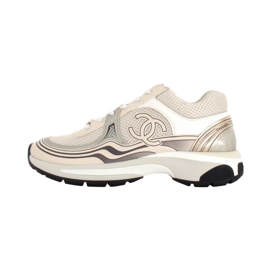 CHANEL Chanel Wmns Sneaker 'Ivory Silver' Women's