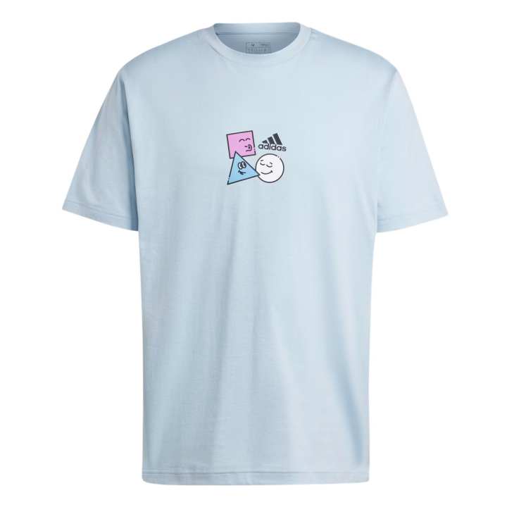 Adidas Adidas Positivity Shapes GRAPHIC T Shirt Japan Version Men's