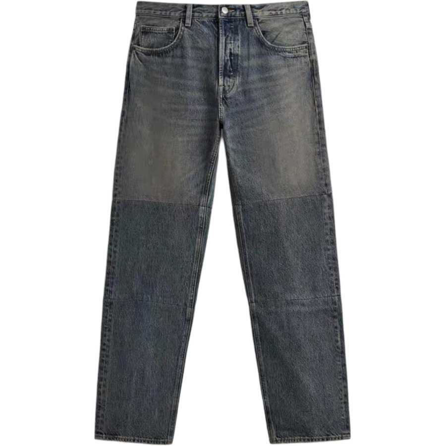 ZARA Jeans Unisex Blue Straight Fit Pants