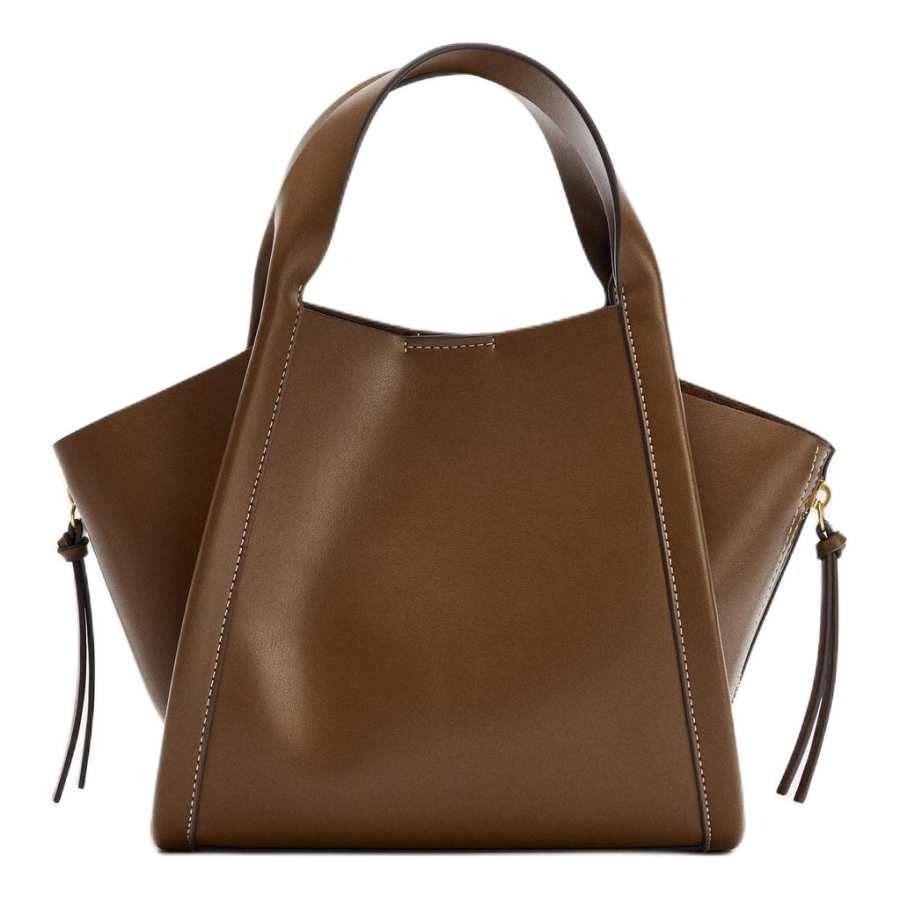 ZARA ZARA Polyurethane Handbag Women's Brown