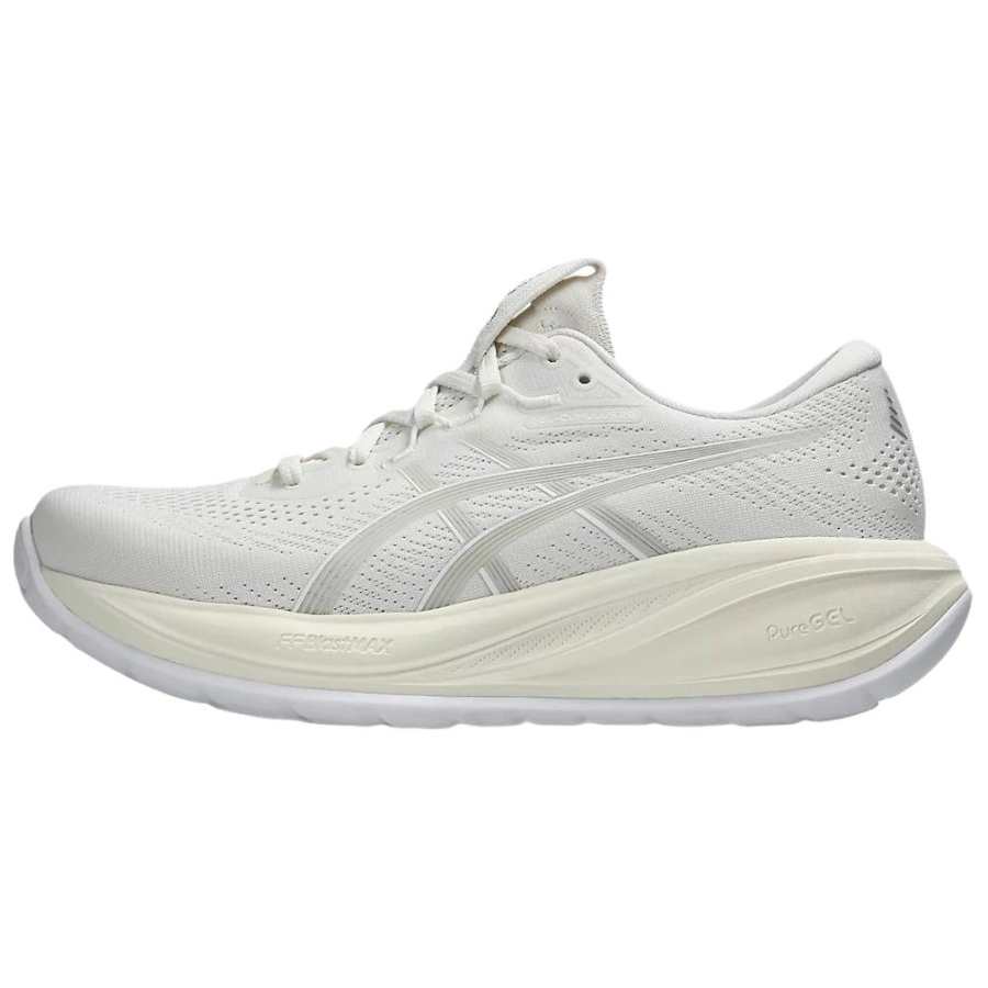 ASICS GEL CUMULUS 28 Abrasion Resistant Breathable Abrasion Resistant Breathable Running Shoes Women's Ecru