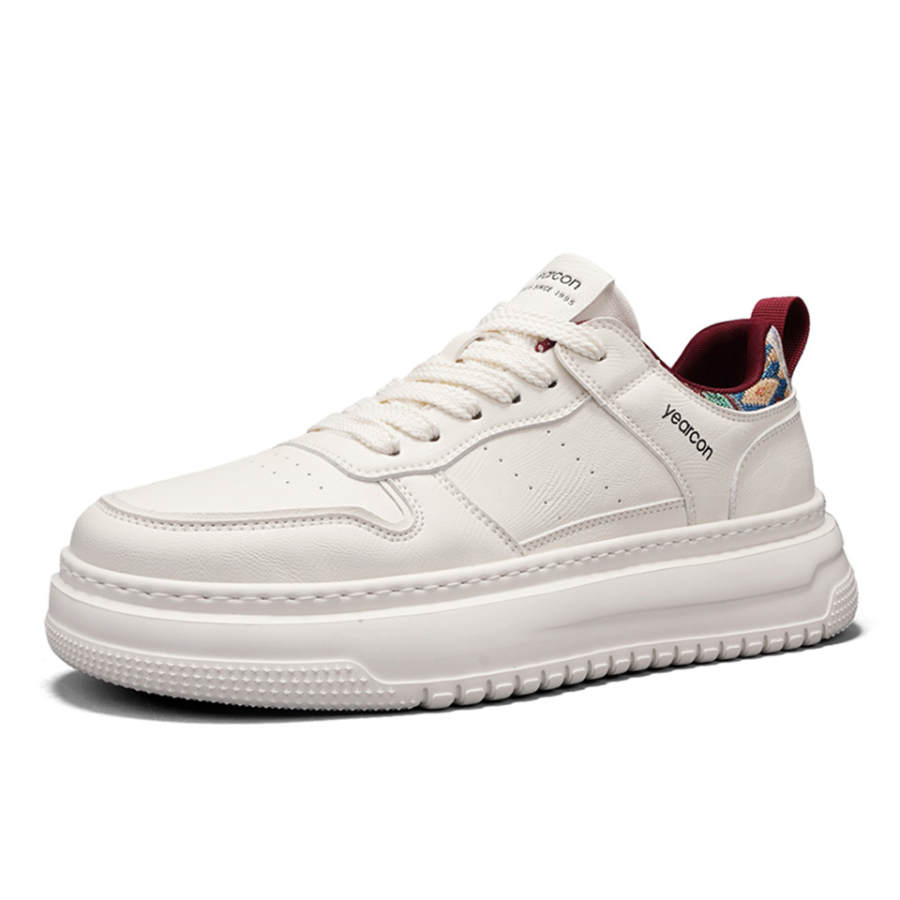 YEARCON Spring Festival Limited Edition Red Tail National Style Embroidery Shiro Shoes