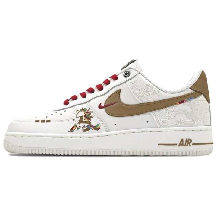 Nike Nike Air Force 1 Happiness With Horse Slip Resistant, Abrasion Resistant, Height Increasing Low top Skateboard Shoes