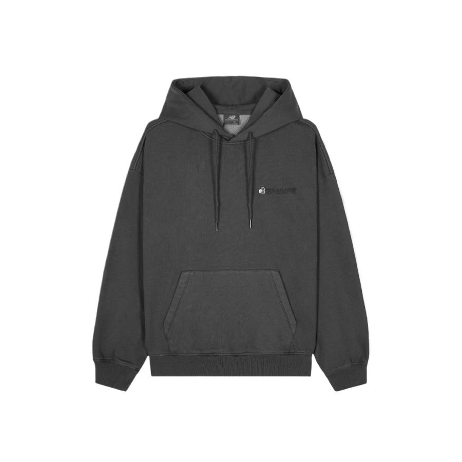 New Balance New Balance Sweatshirts Unisex Charcoal Gray Hooded Moderate Regular