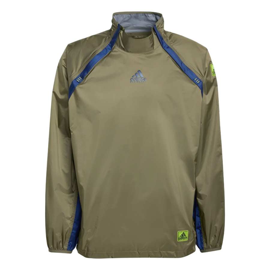 Adidas Adidas EQUIPMENT Jackets Men's Olive Green/Midnight Indigo Stand Collar Moderate Other