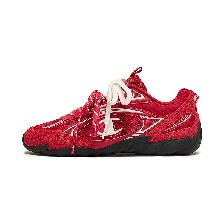 Champion Casual Shoes Women's Low Top Lava Red/Milk White