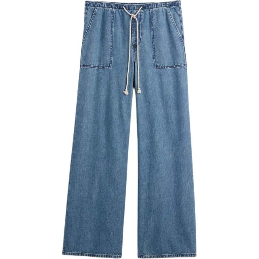 GAP Jeans Women's Medium Washed Moderate Wide Leg Pants
