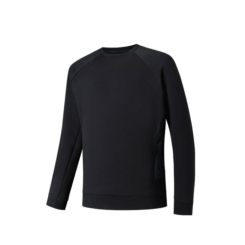 ANTA ANTA Sweatshirts Men's Basic Black 1 Crew Neck Moderate
