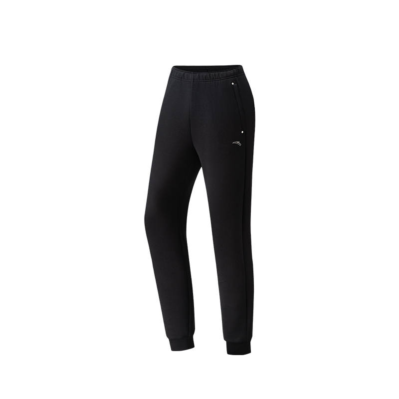 ANTA Anta Knitted Sweatpants Women's Basic Black