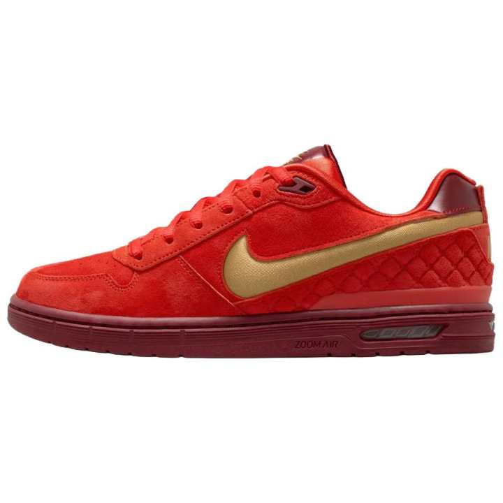 Nike Nike SB Leather Skateboard Shoes Unisex Red