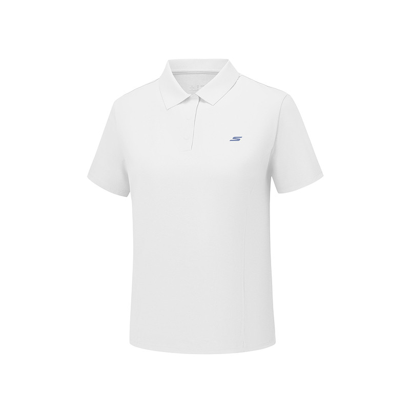 Skechers Polo Shirts Women's Bright White/0019 Moderate