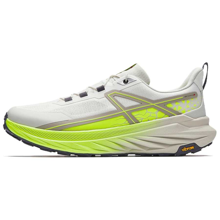 Anta Peregrine Falcon 3 Slip Resistant Abrasion Resistant Low top Casual Running Shoes Men's White Gray Cyan