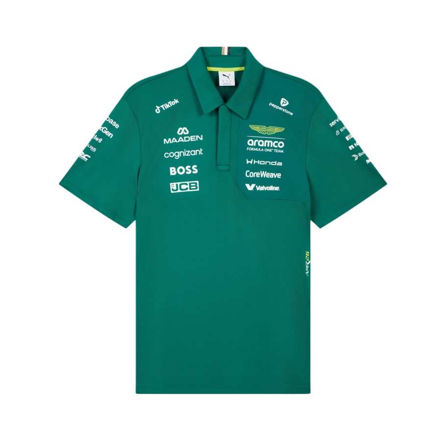 Puma x Aston Martin Aramco F1® Team Men's Replica Polo