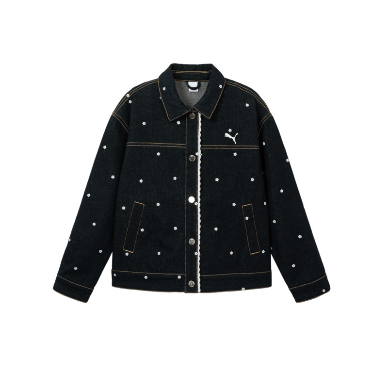 PUMA Kids' Denim Shirts Lapel Moderate