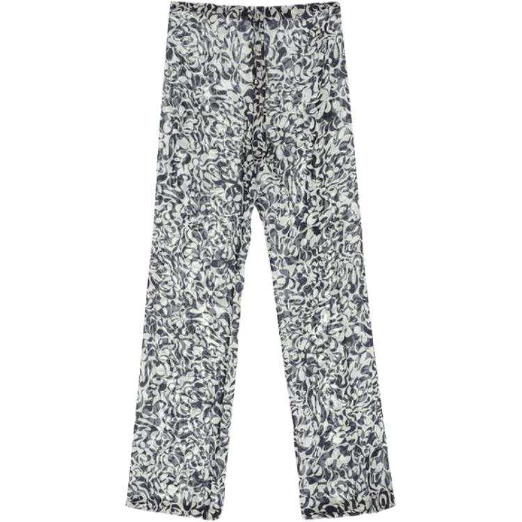 Dries Van Noten Printed High Waist Pants