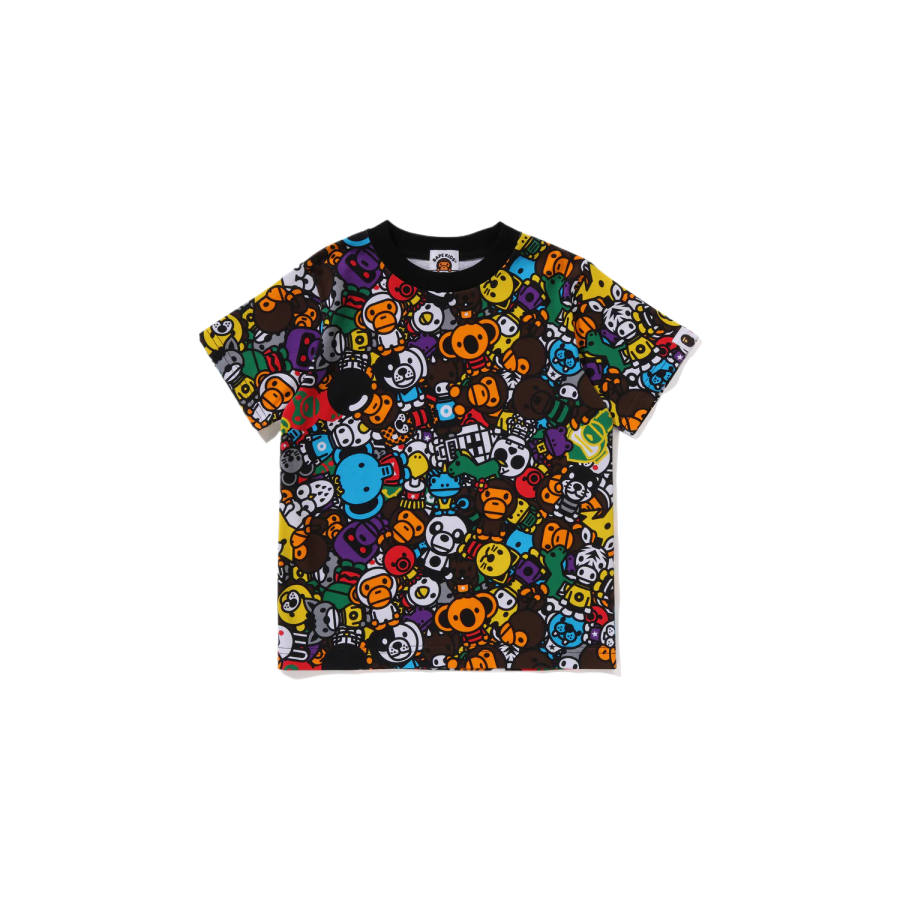A BATHING APE Kids T Shirts Crew Neck Moderate